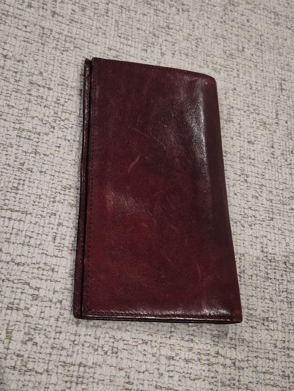 Bosca Old Leather Coat Pocket Wallet Red